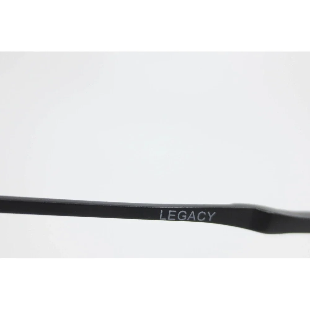 Legacy WR4005 BK Black Semi Rimless Rectangle Eyeglass Frames 50-17-135